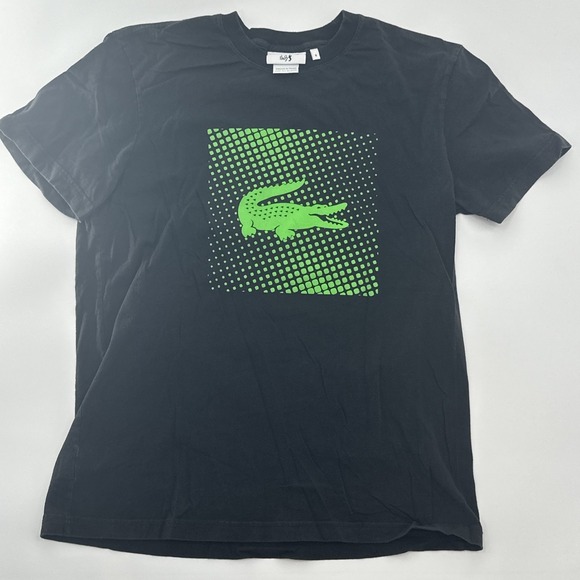 Lacoste Other - Lacoste Andy Roddick Black Crew Neck Limited Run Graphic T Shirt Size 4 VTG